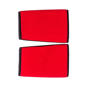 Genouillères en néoprène rouge avec protection contre les chocs pour toutes les saisons, ajustement universel unisexe - Product Image 2
