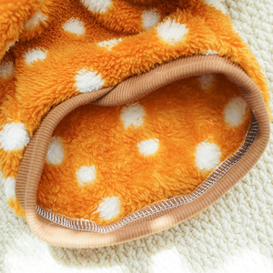 Costume de Noël pour animaux de compagnie, sweat à capuche en forme d'élisar ou de cerf, manteau chaud doublé de polaire pour petits chiens, chats, malinois, teddy, hiver - Product Image 6