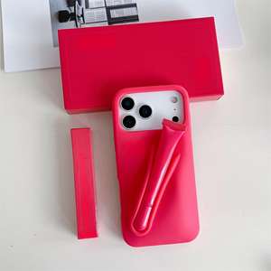 เคสโทรศัพท์ซิลิโคนแบบลิปกลอสสำหรับ iPhone 17 กล่องบรรจุภัณฑ์มีหน้าต่างขนาดใหญ่ เคสกันกระแทกแบบเต็มตัว - Product Image 5