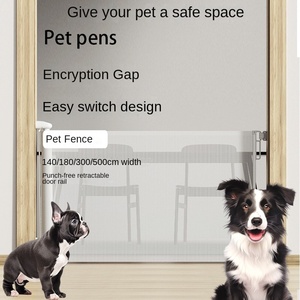 Cancelletto Retrattile per Interni per Cani e Animali Domestici, Protezione per Bambini Senza Foratura per Scale - Product Image 3