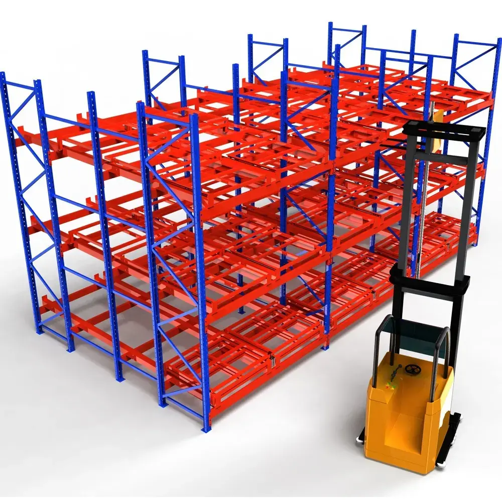 Supermarket stacking racks shelves for warehouse storage shelves units