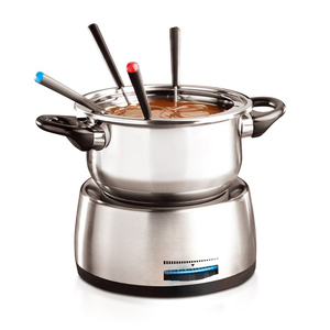 Ensemble de casseroles à <span class=keywords><strong>fondue</strong></span> électrique Marmite à <span class=keywords><strong>fondue</strong></span> au fromage en gros avec boîtier en acier inoxydable - Product Image 4