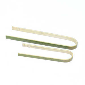 Bamboo <strong>Tongs</strong> Vintage Natural Food Bamboo <strong>Tong</strong> Disposable Toast Tweezer for Catering Buffet Home Use - Product Image 2