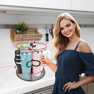 Organizador de Botellas de Agua para Vaso Stanley de 40 oz, Soporte Giratorio para Vaso Stanley, Organizador de Tazas Duradero para Gabinete de Cocina - Product Image 6