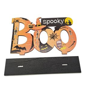 Nuove Decorazioni in Legno ACASA ARTO per <span class=keywords><strong>Halloween</strong></span> 2021 con Base, Tema Happy <span class=keywords><strong>Halloween</strong></span> 25x15x5cm, Forma e Logo Personalizzabili - Product Image 3
