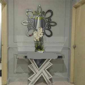 Mesa de Consola de Pasillo con Diseño Moderno de Alta Calidad, Venta Directa de Fábrica, con Espejo, Muebles de Sala de Estar de MDF - Product Image 2