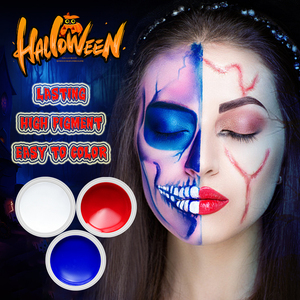 <span class=keywords><strong>Pintura</strong></span> facial Crema profesional a base de aceite <span class=keywords><strong>Pintura</strong></span> corporal facial para <span class=keywords><strong>Halloween</strong></span> Navidad - Product Image 2
