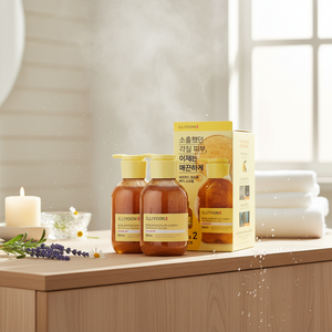 ILLIYOON Good Quality Fresh Moisture <b>Scrub</b> Wash 400ml*2ea Set Freshly Formulated <b>Bodys</b> Treatments - Product Image 3