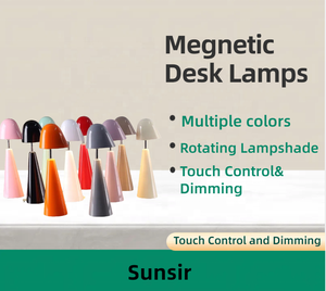 SKD Vente Chaude Magnétique LED Bar Restaurant Lampe De Table Décorative Contrôle Tactile TypeC Rechargeable Dimmable Led Lampe De Table - Product Image 3