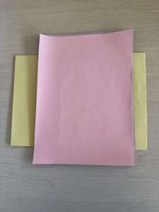 Papel NCR de Imagen Negra para Impresoras Láser, Papel Continuo Sin Carbón en Blanco, Rosa, Amarillo, Azul y Verde - Product Image 1