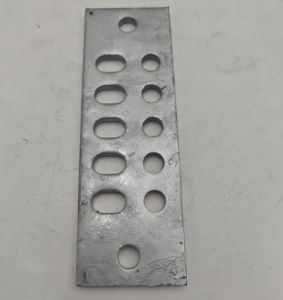 Özel OEM hassas damgalama Metal işleme parçaları çelik sıcak daldırma galvanizli çok delikli delme plakası - Product Image 4