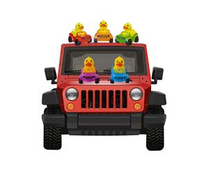 Patitos de Goma Mini Jeep al por Mayor OEM, Juguetes de Baño con Nuevo Diseño, Logotipo Personalizado, Colores Clásicos para Bebés, Uso Comercial en Baños - Product Image 3