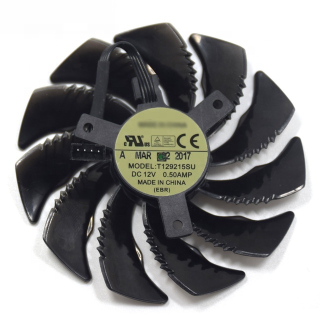 88 мм T129215SU PLD09210S12HH 4Pin вентилятор охлаждения для GTX 1050 1060 1070 960 RX 470 480 570 580 видеокарты охлаждающий вентилятор