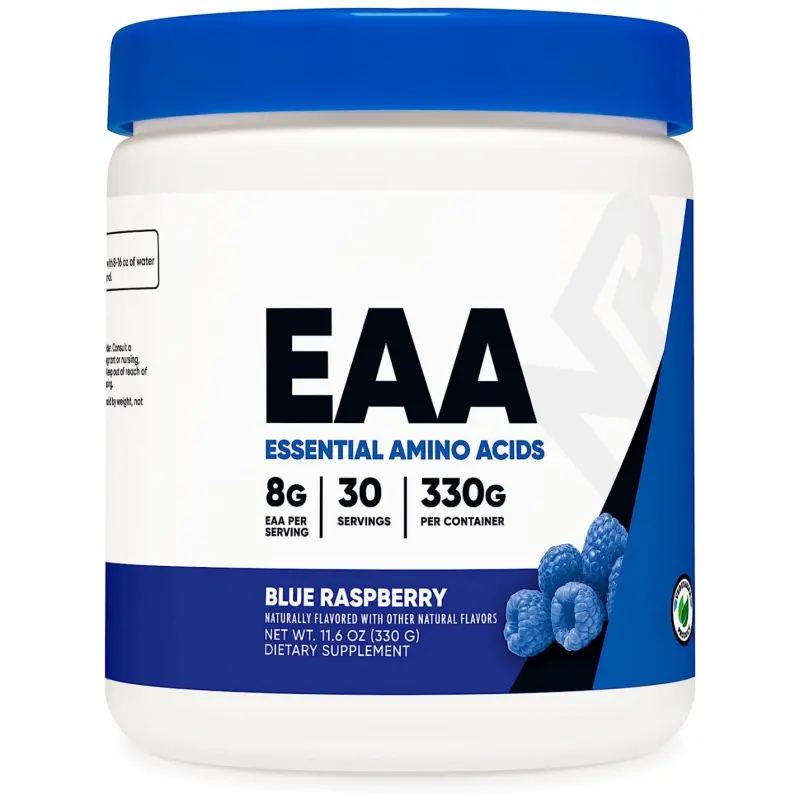Fabricant de qualité EAA poudre de supplément d'acides aminés support étiquette de saveur personnalisée 330g étanchéité musculaire