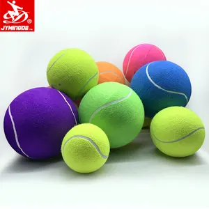 Bola de tênis gigante inflada personalizada, macia, durável, grande, para cães ou crianças, jogar