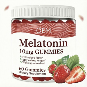 Gummies de Sommeil en Gros pour Adultes, Suppléments Végétaliens de Mélatonine OEM 5mg 10mg, GABA L-Théanine Naturelle pour l'Amélioration de la Mémoire - Product Image 1