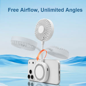Nuevo Ventilador de Mano Magnético con Trípode, Duradero, Rotación de 360 Grados, Mini Ventiladores USB Portátiles - Product Image 2