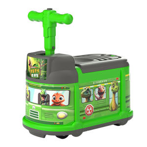 Eggbaby Dinosaur Twist Car, Coche de Empuje Silencioso de 4 Ruedas con Almacenamiento, para Niños de 4 a 6 Años, Unisex - Product Image 3