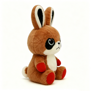 Coussin en peluche personnalisé en forme de lapin, décoration de chambre d'enfant sur le thème de la forêt, cadeau en peluche pour enfants, jouet animal de la forêt câlin pour le coucher - Product Image 2
