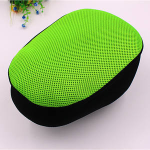 Funda de asiento de malla tipo sándwich para scooters eléctricos, cojín transpirable verde y negro - Product Image 1