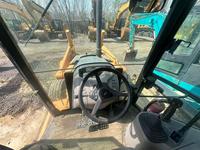 Kondisi Asli 130h 590 Backhoe Loader Bekas dengan Kontrol Jarak Jauh Hidrolik Proporsional Industri untuk Pengerukan
