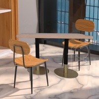 Tables commerciales de restaurant de restauration rapide en gros pour des taches de service rapide
