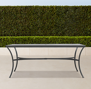 Patio đồ nội thất giả mạo thiết kế bên tay vịn ghế đặt bàn ăn ngoài trời nhôm - Product Image 6