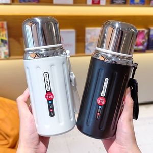 Roman <b>Thermos</b> Cup 316 Stainless Steel Large Capacity Insulated Water <b>Bottle</b> For Outdoor Camping Use - Product Image 1
