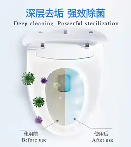 Produk pembersih rumah tangga cairan mangkuk Toilet pembersih deterjen 500ml kuat pembersih Toilet