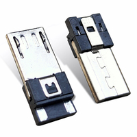 Conector de soldadura Usb 2,0 Micro USB de alta calidad Conector USB macho de 5 pines