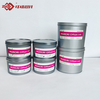 Encre offset à base de solvant Premium ZLQ, 4 couleurs (CMYK), haute brillance, séchage rapide, durée de conservation de 36 mois, pour impression