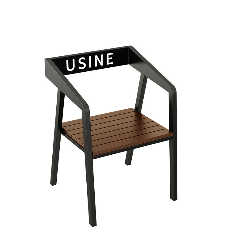 Silla de comedor-Marrón
