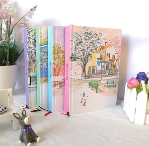 Новый Южный Корея A5 блокнот канцелярский Свежий маленький цвет крыши в твердом переплете кожа ПВХ студент планировщик стильный швейный подарок для шитья - Product Image 1