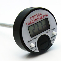Termómetro digital compacto impermeable para alimentos con una longitud de sonda de 12cm recomendada por la FDA