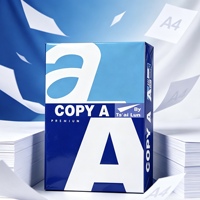 Papier copie A4 70g/m² 75g/m² 80g/m² Papier d'impression blanc haute luminosité 100% pâte de bois vierge Papier de copie pour bureau