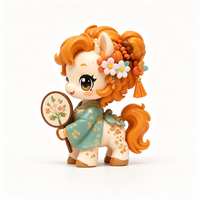 Figurine de Cheval en PVC Personnalisable et Amusante, Style Ancien, Boîte Mystère 9cm, Jouet Promotionnel, Figurine de Collection Designer, Cadeau, Jouet d'Art, Collections