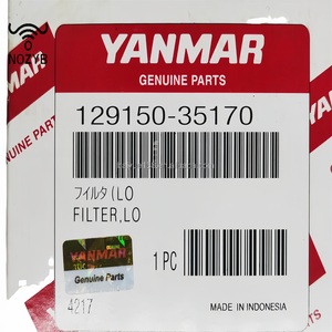 Filtro de aceite de motor diésel Original Yanmar para excavadora Linde, carretilla elevadora, suministro de piezas de maquinaria de construcción, modelo 129907-55810 - Product Image 2