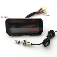 Speedometer Plastik Baru Cb300r Sepeda Motor yang Dapat Disesuaikan, Lampu Latar Opsional, Tachometer Digital untuk CRF300L CRF300 RALLY
