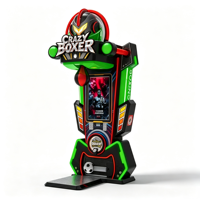 Crazy Boxer Machine de jeu d'arcade de boxe à monnayeur, testeur de force, pour centre de jeux