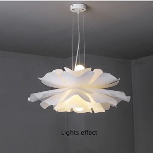 Lustre à fleurs en acrylique moderne, suspension à LED multicouche pour <span class=keywords><strong>salle</strong></span> à <span class=keywords><strong>manger</strong></span>, chambre à coucher, étude, <span class=keywords><strong>luminaire</strong></span> d'intérieur créatif - Product Image 4