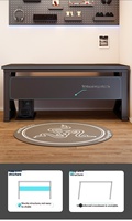 Bureau d'ordinateur convertible en bois pour la maison/le bureau, bureau d'étude et de jeu pour étudiants, bureau d'e-sport avec étagère et tiroir