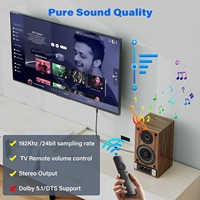 Câble convertisseur audio 2 RCA unidirectionnel 192 kHz pour ARC/eARC, longueur personnalisable, alimentation USB, pour haut-parleur audio stéréo L/R
