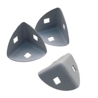 Protection d'angle polyvalente haut de gamme en alliage de zinc 24 mm, classique et tendance, pour sacs et bagages (vente en gros)