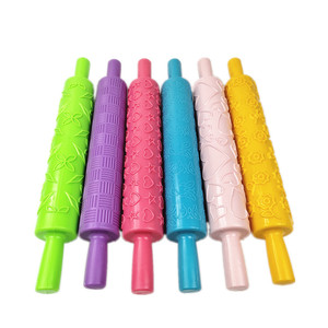 Chốt Lăn Màu Bằng Nhựa Với Hình Dạng Thiết Kế Khác Nhau Dụng Cụ Làm Bánh Có Thể Điều Chỉnh Độ Dài Cấp Thực Phẩm PP Có Vòng - Product Image 6