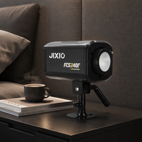 Projecteurs LED COB portables 300W multicolores blanc chaud, contrôle DMX512, CRI96, angle de faisceau 36°, indice de protection IP33, pour diffusion en direct TikTok