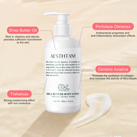 Lotion corporelle éclaircissante Anti-âge au beurre de karité Lotions corporelles éclaircissantes et raffermissantes pour femmes