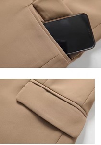<span class=keywords><strong>Chaleco</strong></span> de Traje de Oficina para <span class=keywords><strong>Mujer</strong></span>, Elegante, Estilo Coreano, Sin Mangas, Color Sólido, con un Botón - Product Image 5