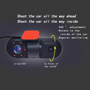 HX-6802 firecar 1080P Plug Play <span class=keywords><strong>Twin</strong></span>-Camera retrovisore <span class=keywords><strong>DVR</strong></span> USB1.0 videoregistratore per telecamera vista laterale del camion - Product Image 4