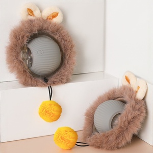 Eco-friendly giocattolo interattivo per animali domestici palla automatica <span class=keywords><strong>Teaser</strong></span> per cane gatto Pet forniture per animali domestici in Silicone interattivo intelligente gatto Pet palla giocattolo - Product Image 4