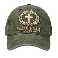 Gorra de béisbol de 6 paneles ajustable y curvada de PVC con bordado temático retro americano, efecto lavado y desgastado, estilo casual, vintage y deportivo.